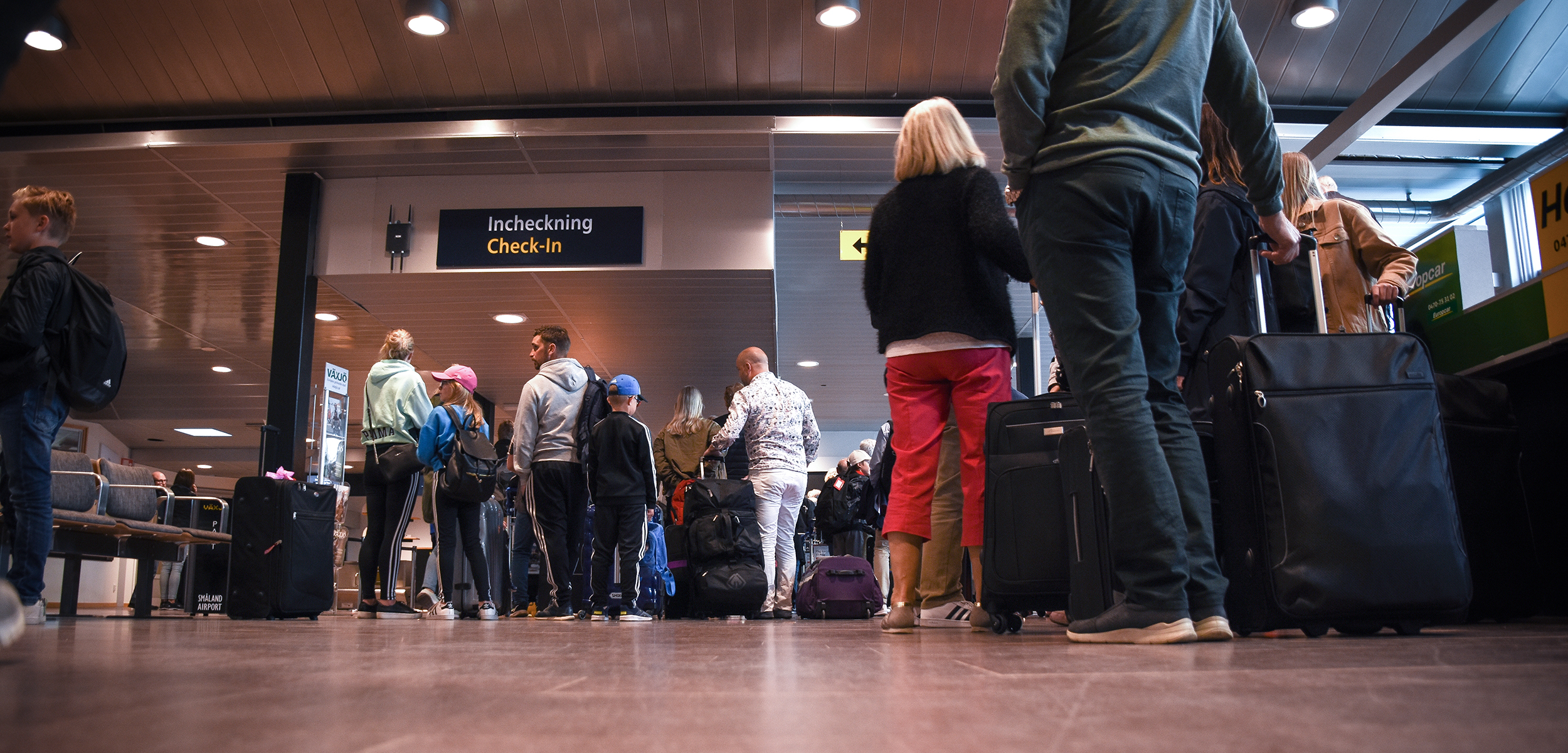Incheckning Växjö Småland Airport