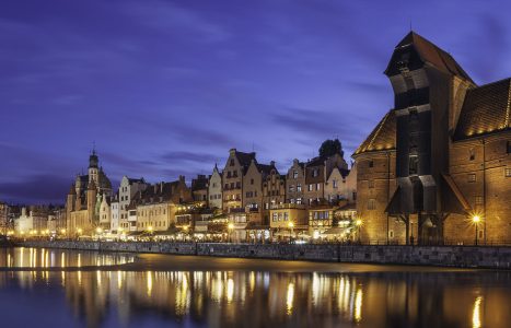 Gamla stan i Gdansk Polen